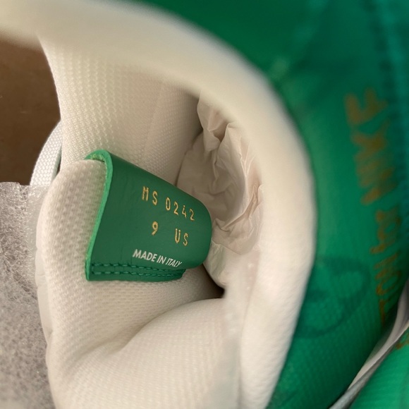 💚New!! Extremely RARE Louis Vuitton x Nike Air Forces! Green men’s size 9💚 - Picture 4 of 11